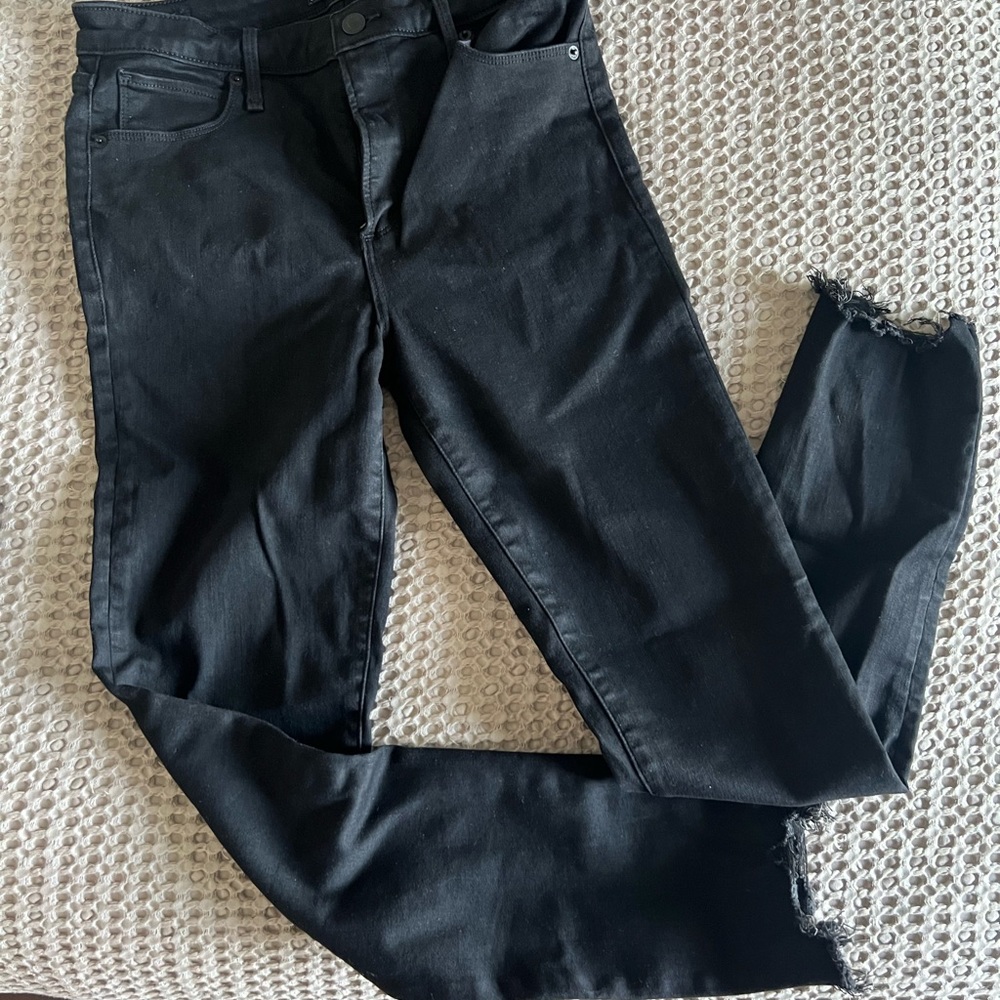 High rise skinny jeans